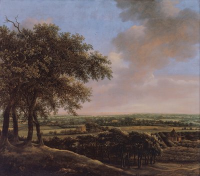 Paesaggio con quattro alberi da Johan de Lagoor